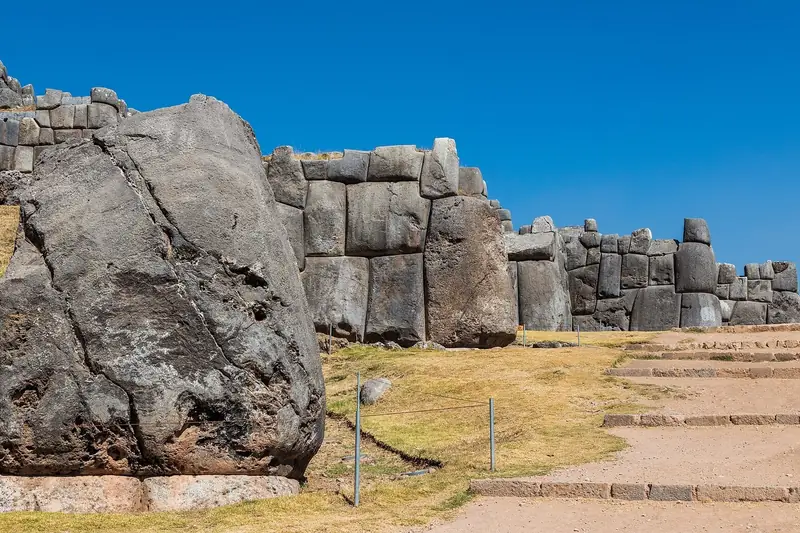Inca stone walls of Sacsayhuamán above Cusco